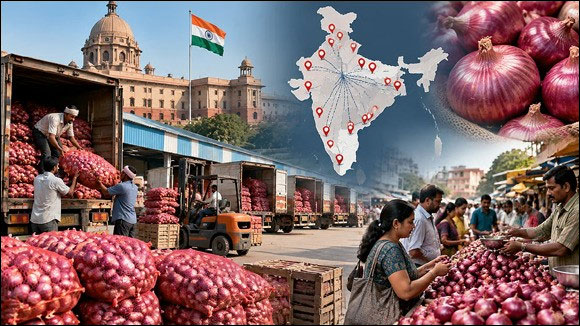 ડુંગળીના વધતા ભાવને લગામ કસવા કેન્દ્ર સરકારનો માસ્ટર સ્ટ્રોક: ૧૭...