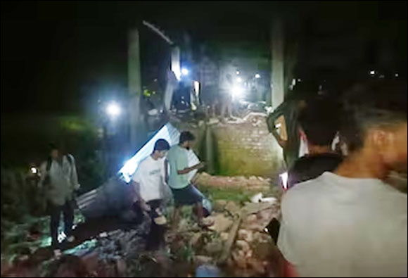 અયોધ્યામાં એક મકાનમાં પ્રચંડ સિલીન્ડર વિસ્ફોટ : પાંચના મોત