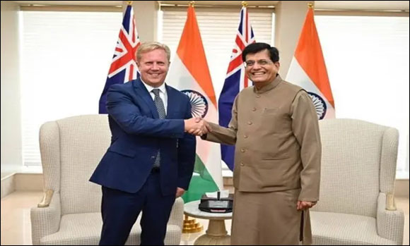 ભારત અને ન્યૂઝીલેન્ડ વચ્ચે ૨૦ ઓક્ટોબરથી મુક્ત વેપાર કરાર અમલી...